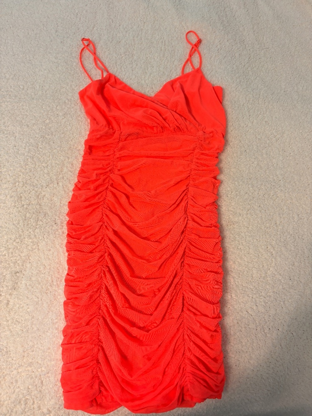 Coral Lucy in the sky dress